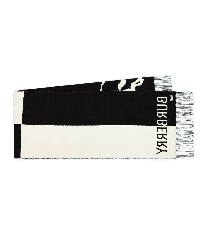 Photo: Burberry EKD wool and cashmere scarf