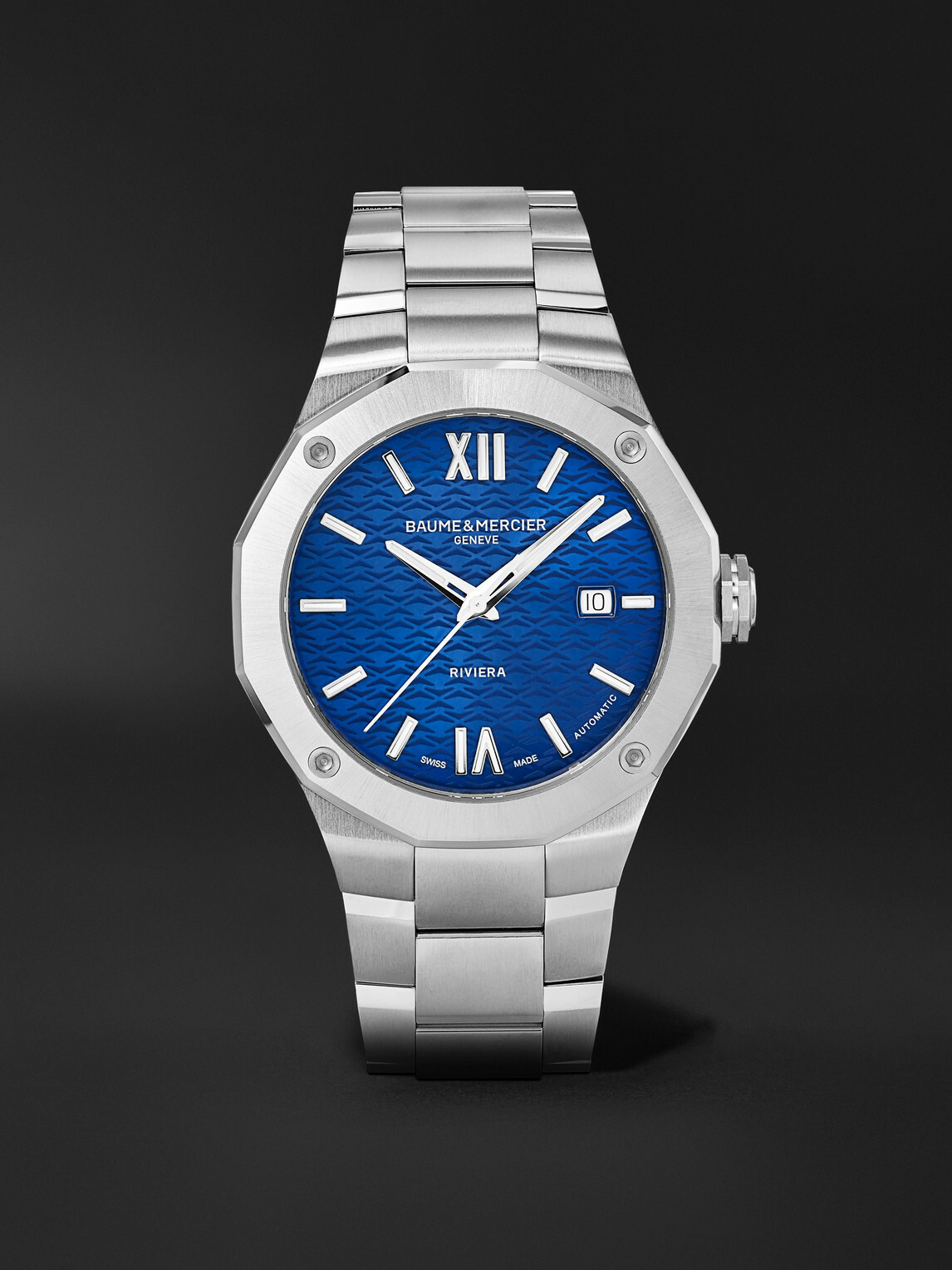 Baume & Mercier - Riviera Automatic Stainless Steel Watch, Ref. M0A10620