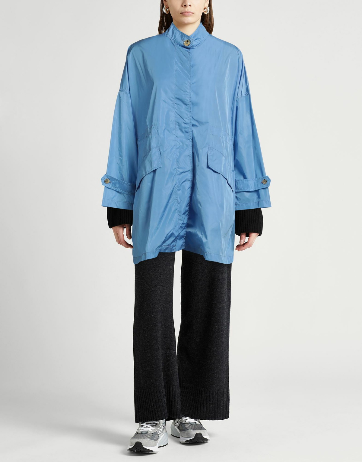 Mackintosh Womens Overcoat & Trench Coat Light in Blue