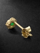 HEALERS FINE JEWELRY - Recycled Gold Emerald Single Earring
