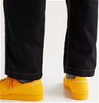 ADIDAS ORIGINALS - Pharrell Williams Superstar Embroidered Primeknit Sneakers - Yellow