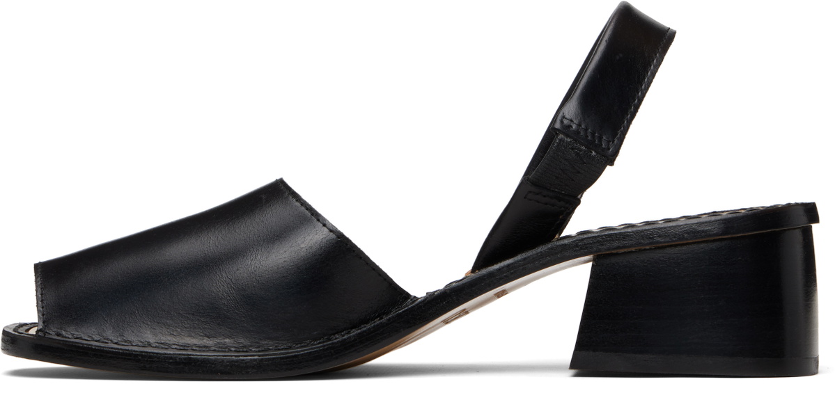 HEREU Black Altet Heeled Sandals