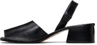 HEREU Black Altet Heeled Sandals
