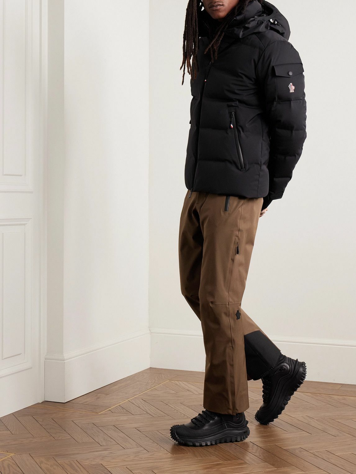 Moncler Grenoble - Straight-Leg Padded Ski Pants - Brown