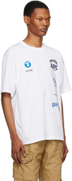 AAPE by A Bathing Ape White Patch T-Shirt