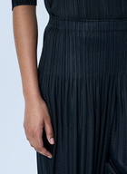 Pleats Please Issey Miyake Pleated Cropped Trousers