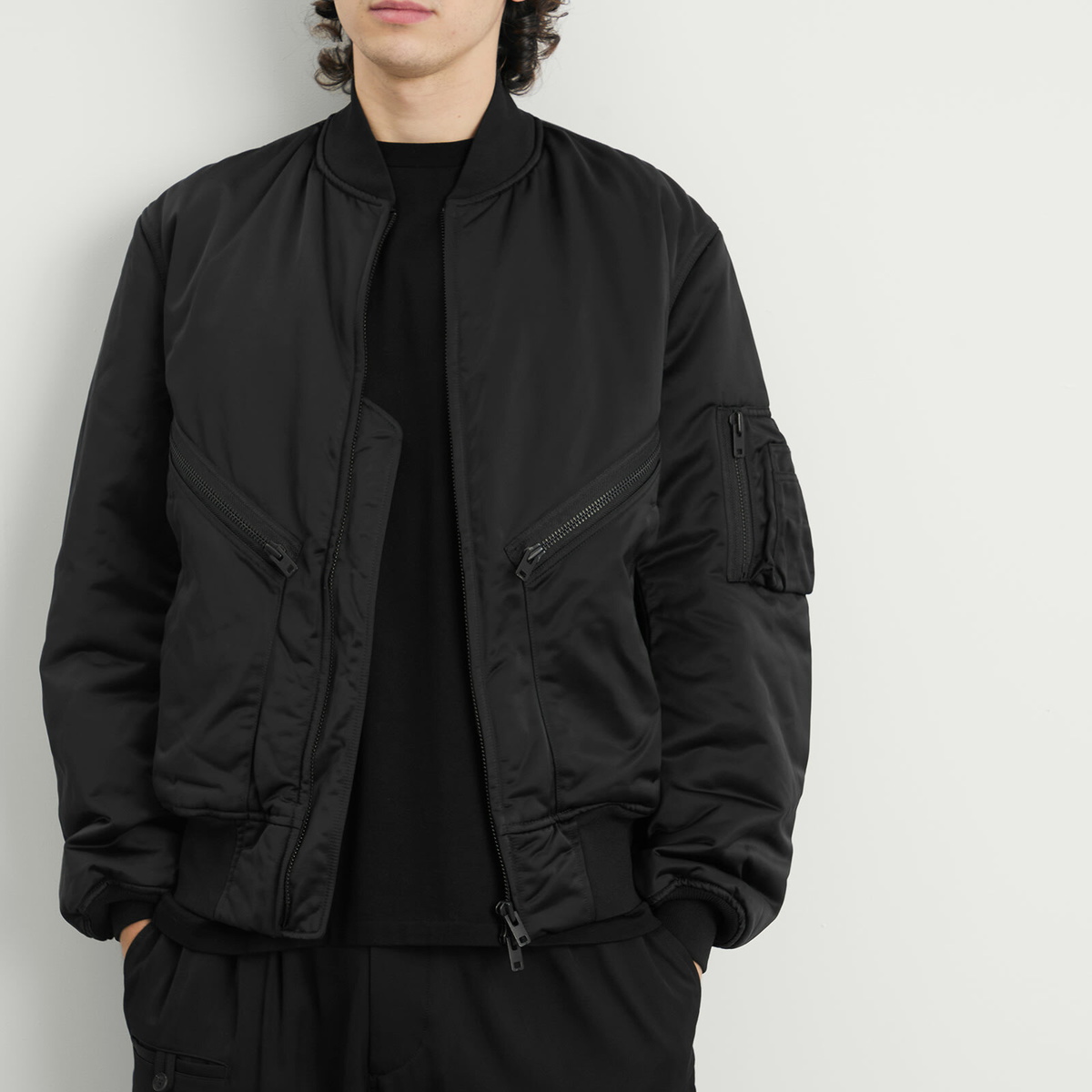 Y-3 Men's Bomber Jacket in Black