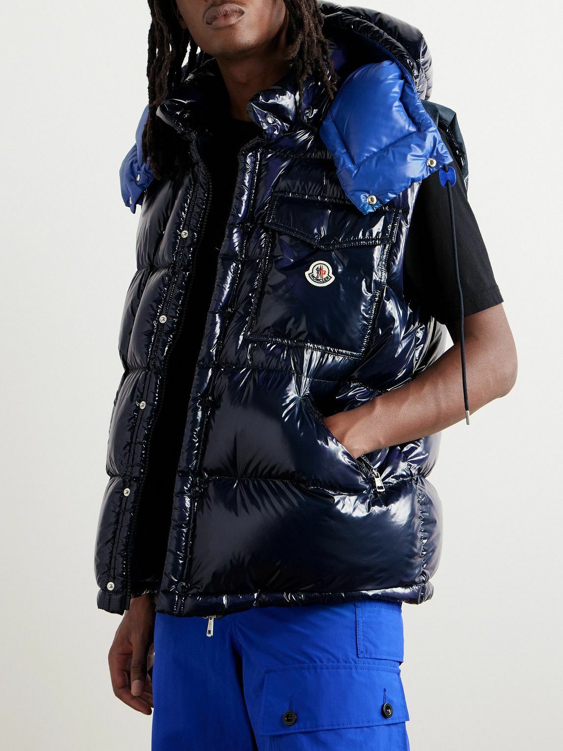 Moncler - Karakorum Ripstop Hooded Down Jacket - Blue