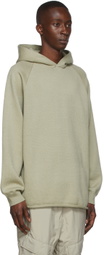 Fear of God ESSENTIALS Green Knit Hoodie