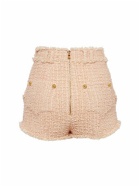 BALMAIN - Tweed Mini Shorts