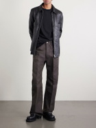 Rick Owens - Geth Straight-Leg Organic Cotton-Blend Canvas Trousers - Brown