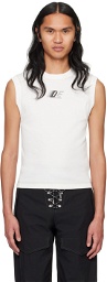Dion Lee White 'DLE' Tank Top