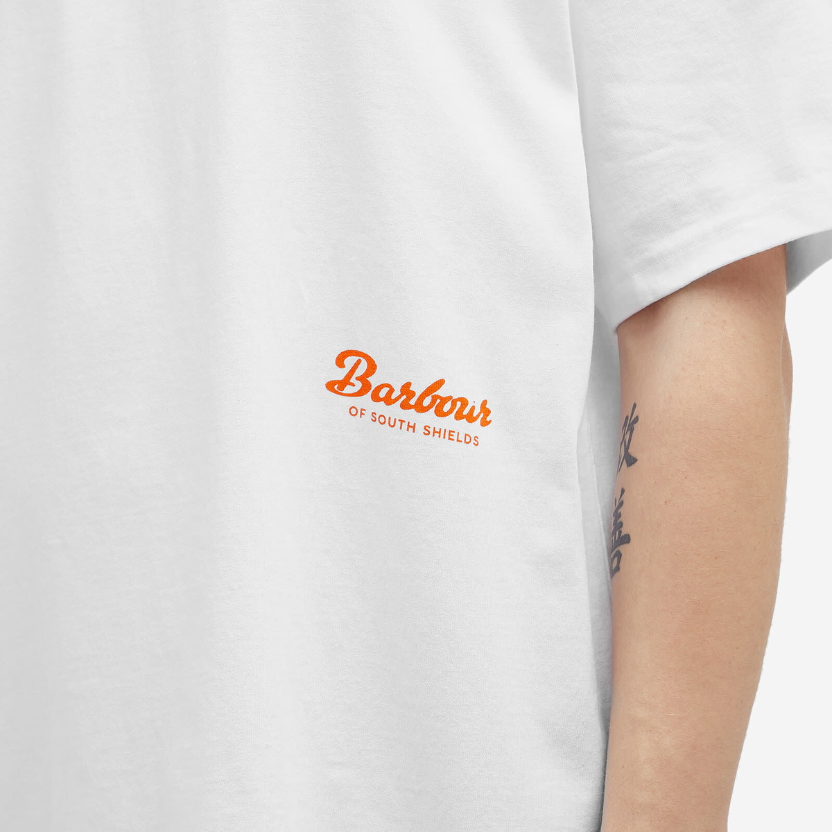 Barbour Men's Heritage + Bayard OS Graphic T-Shirt in White