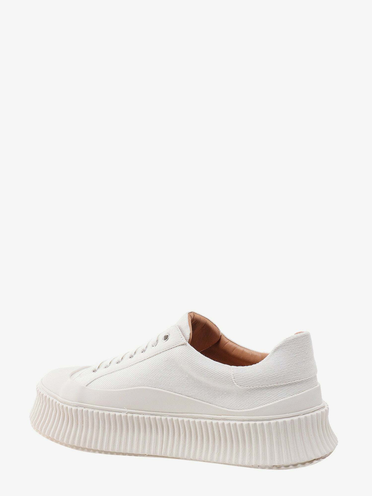 Jil Sander Beige Fabric Low Top Sneakers main image 1