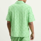 Casablanca Men's Towelling Monogram Shirt in Green