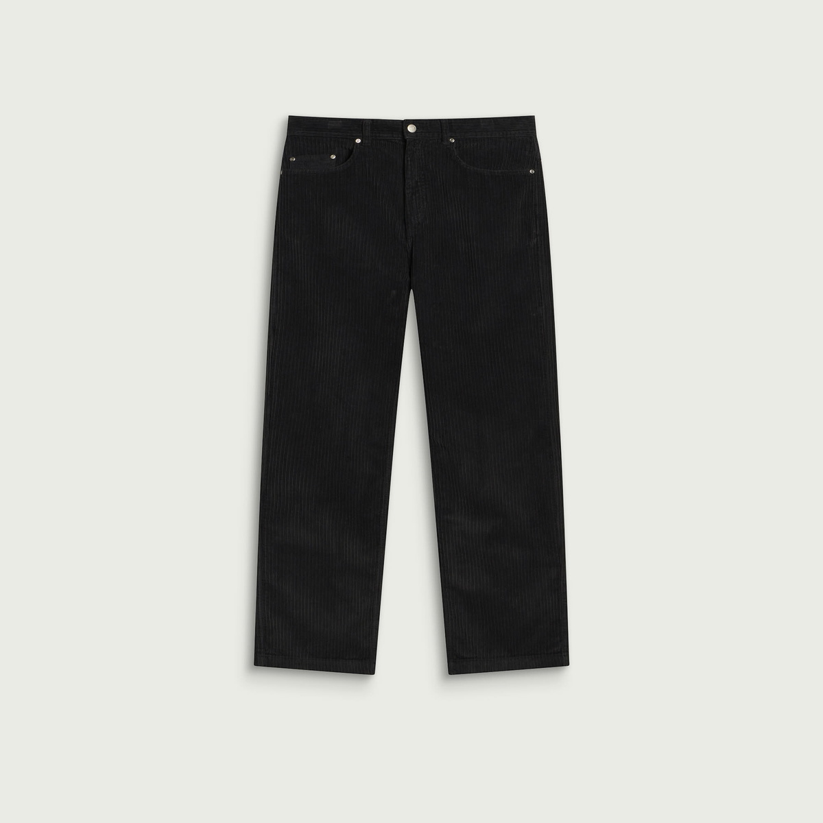 mfpen Men's Cord Trousers in Anthracite Multi Wale