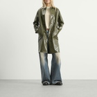 MM6 Maison Margiela Women's Coat in Forest Green