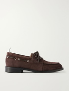 Thom Browne - Suede Boat Shoes - Brown
