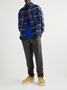 Isabel Marant - Gervon Checked Virgin Wool Shirt Jacket - Blue