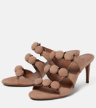 Alaïa Bombe suede sandals