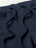 HANDVAERK - Flex Tapered Pima Cotton-Blend Jersey Sweatpants - Blue - M