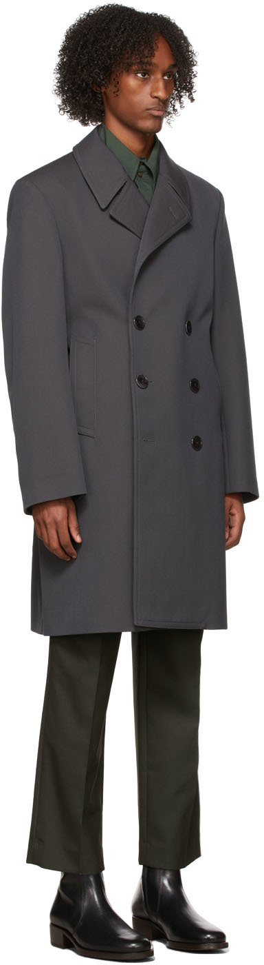 Lemaire Grey Boxy Coat Lemaire