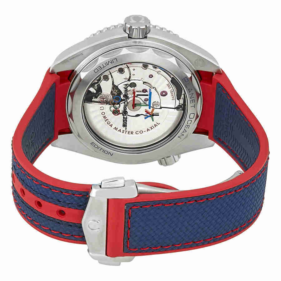 Omega Speciality Olympic Games Pyeongchang 2018 Pepsi Bezel Mens Watch 522.32.44.21.03.001