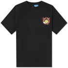 MARKET Men's Smiley Inner Peace T-Shirt in Washed Black