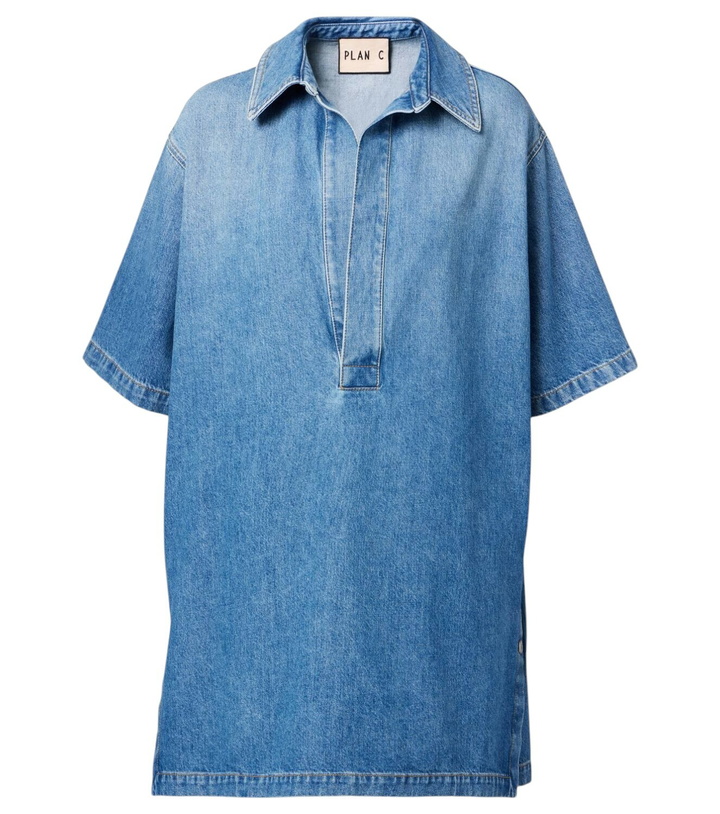 Photo: Plan C Oversized denim shirt