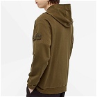 Stone Island Men's Ghost Popover Hoody in Military Green