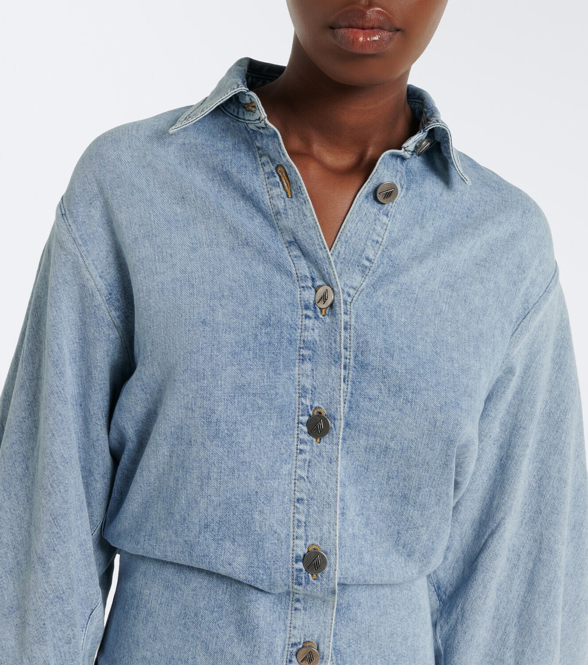 The Attico Denim minidress