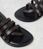 The Row Line leather sandals