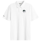 Malbon Men's Fairway Baldwin Polo Shirt in White