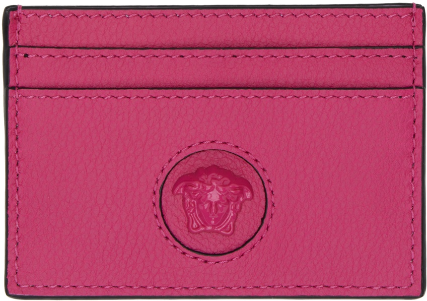 Photo: Versace Pink La Medusa Card Holder