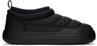 Moon Boot Black Park Soft Nylon Loafers