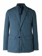 Sid Mashburn - Butcher Hemp and Cotton-Blend Canvas Blazer - Blue