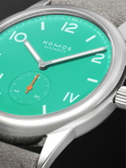 NOMOS Glashütte - Club Campus 38.5 Hand-Wound Stainless Steel and Alcantara® Watch, Ref. No. 726.GB