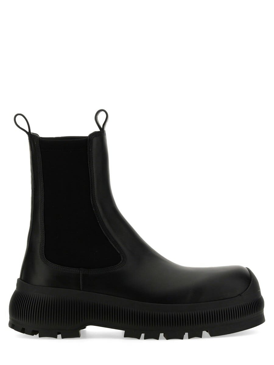 Jil Sander Studded Leather Half Boots Jil Sander
