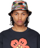 Kenzo Reversible Multicolor Kenzo Paris Label Hat