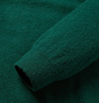Boglioli - Brushed Wool and Cashmere-Blend Sweater - Men - Forest green
