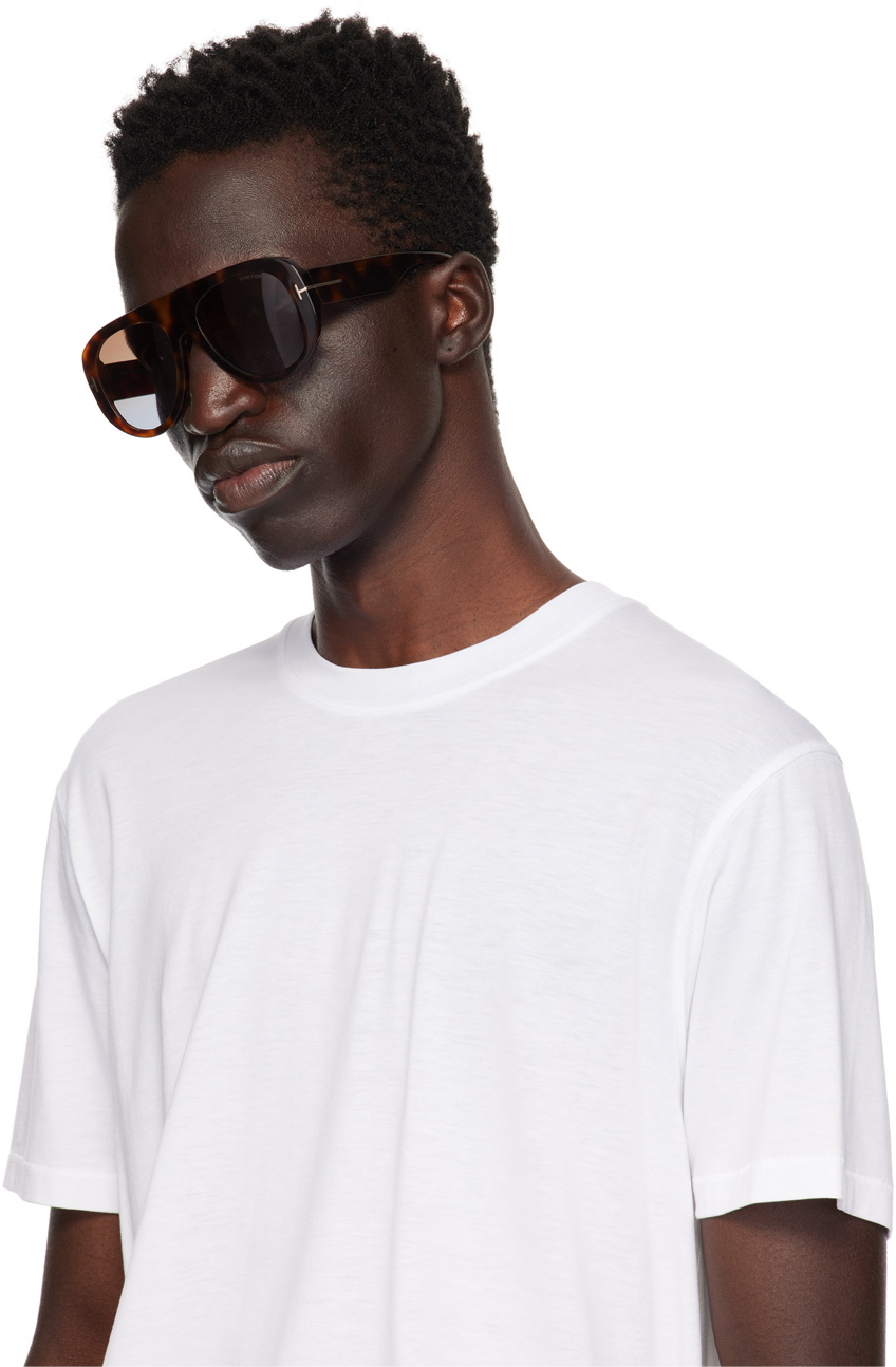 TOM FORD Brown Cecil Sunglasses TOM FORD TOM FORD Brown Cecil Sunglasses TOM FORD