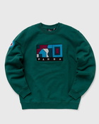 By Parra Blockhaus Crew Neck Sweatshirt Green - Mens - Sweatshirts