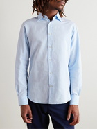 Officine Générale - Giacomo Cotton and Linen-Blend Shirt - Blue