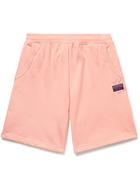 ADIDAS ORIGINALS - R.Y.V. Abstract Logo-Appliquéd Loopback Cotton-Jersey Shorts - Pink