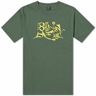 Brain Dead Men's New Age T-Shirt in Green