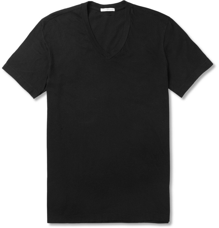 Photo: James Perse - Cotton-Jersey T-Shirt - Men - Black