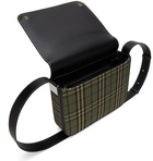 Burberry Green Check Small Olympia Messenger Bag