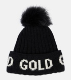 Goldbergh Hodd logo ribbed-knit beanie