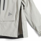 and wander Pertex Shield Rain Jacket in Light Grey