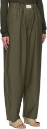 Silk Laundry Green Cotton Silk Paper Bag Lounge Pants